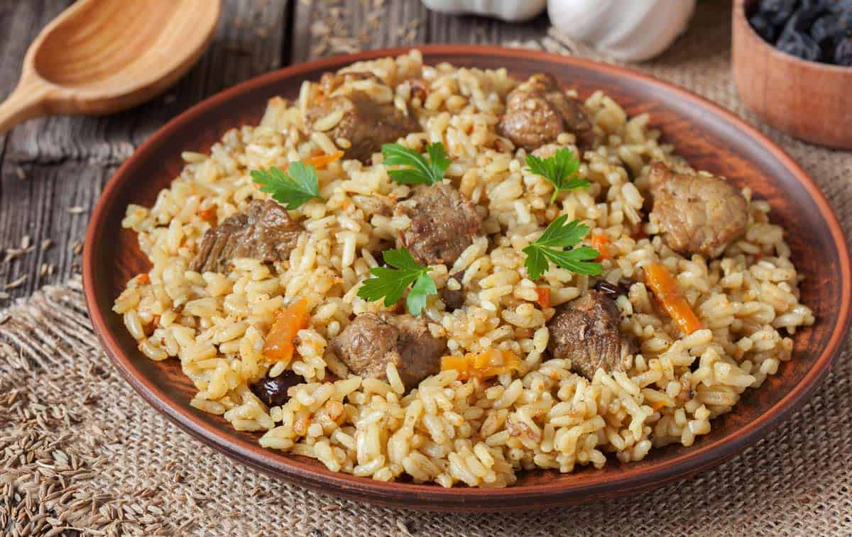 rice with pork recipe