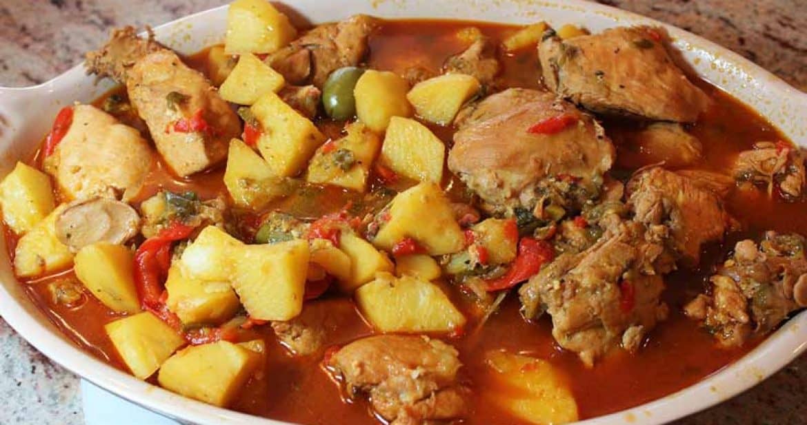 Chicken Fricassee Cuban Style Recipe