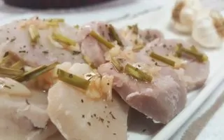Malanga in garlic mojo