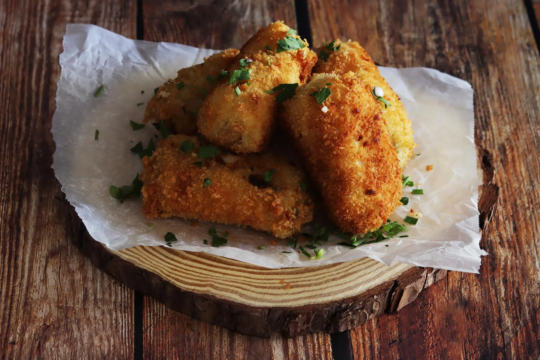 Potato and Cheese Croquettes