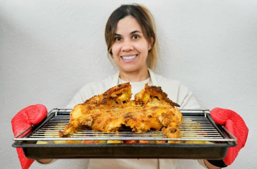 crispy and juicy oven baked chicken